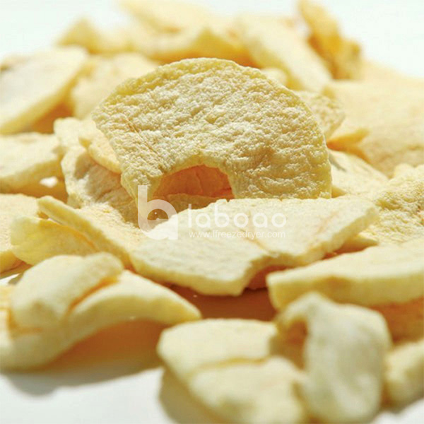 Example of freeze dried Apple in Food Freeze Dryer