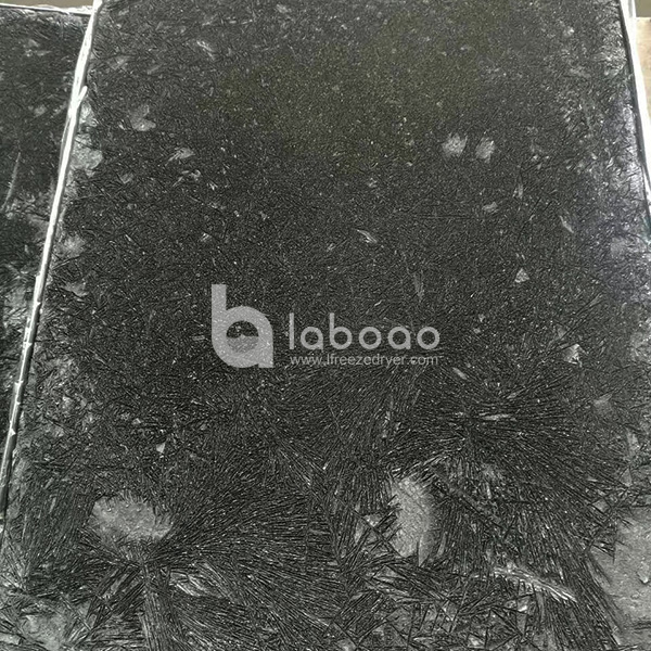 Example of freeze dried Graphene in Laboratory Freeze Dryer