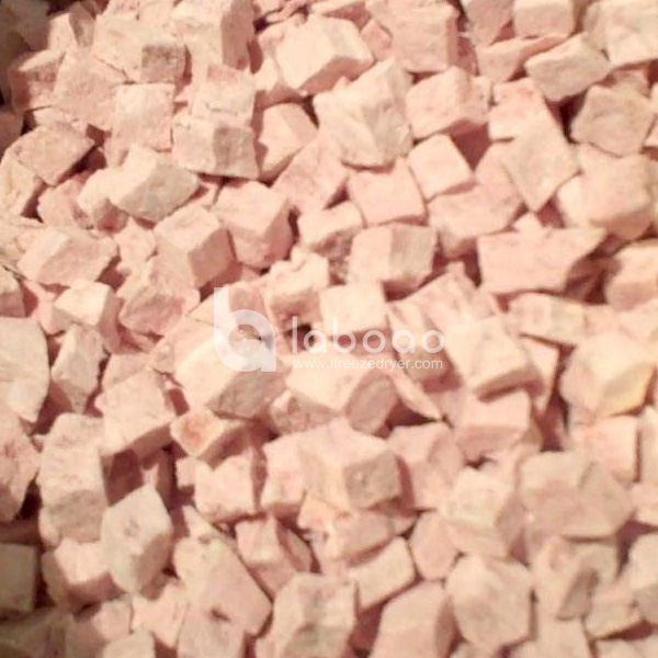 Example of freeze dried Ham in Food Freeze Dryer