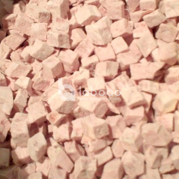 Example of freeze dried Ham in Industrial Freeze Dryer