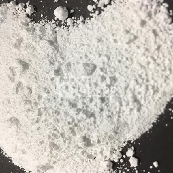 Example of freeze dried Material Powder in Laboratory Freeze Dryer